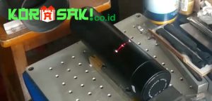 proses grafir laser tumbler stainless